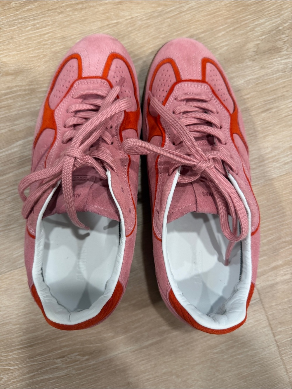 Alohas Women's Pink and Red Sneakers size 9